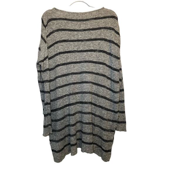 Free People | XSmall | Oversized Tunic Sweater shirt/mini dress striped high low - Picture 3 of 8